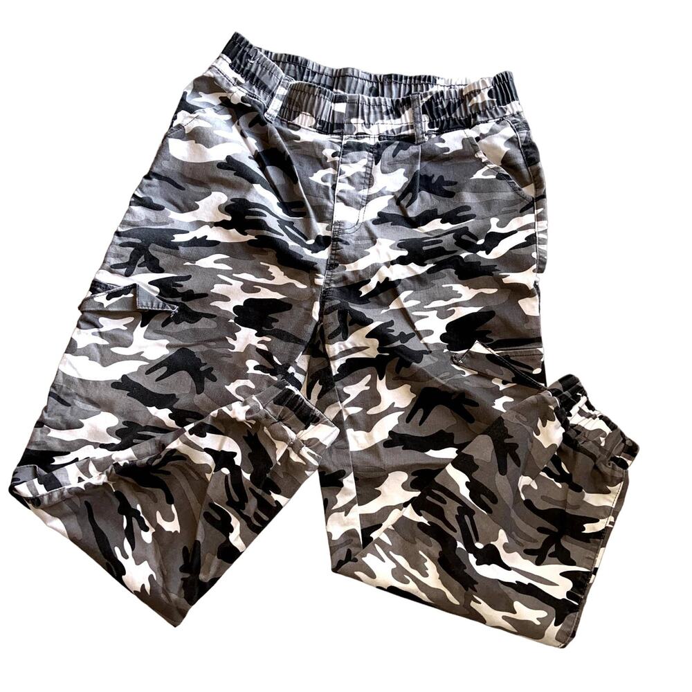 Camouflage Joggers VIP Juniors Size 13 Pants Pull On Militant *